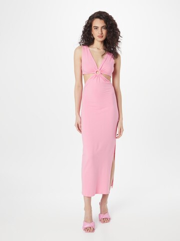 NEON & NYLON - Vestido de verano 'Lina' en rosa: frente