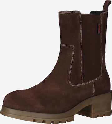 Bottines Kickers en marron : devant