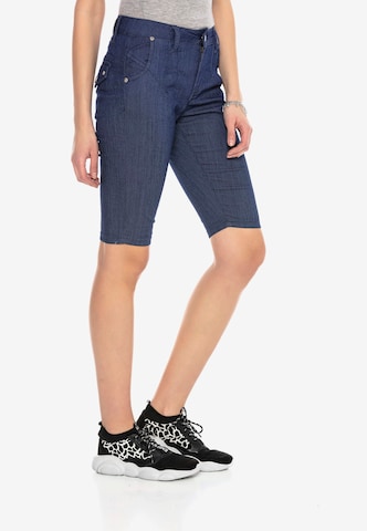 CIPO & BAXX Skinny Hose in Blau