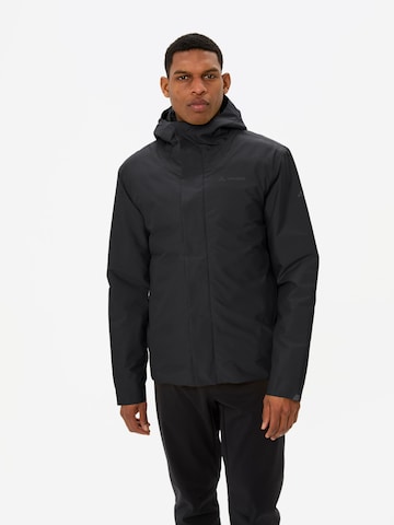VAUDE Outdoorjas in Zwart: voorkant