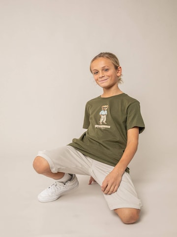 T-Shirt 'Richbear' Deeluxe en vert