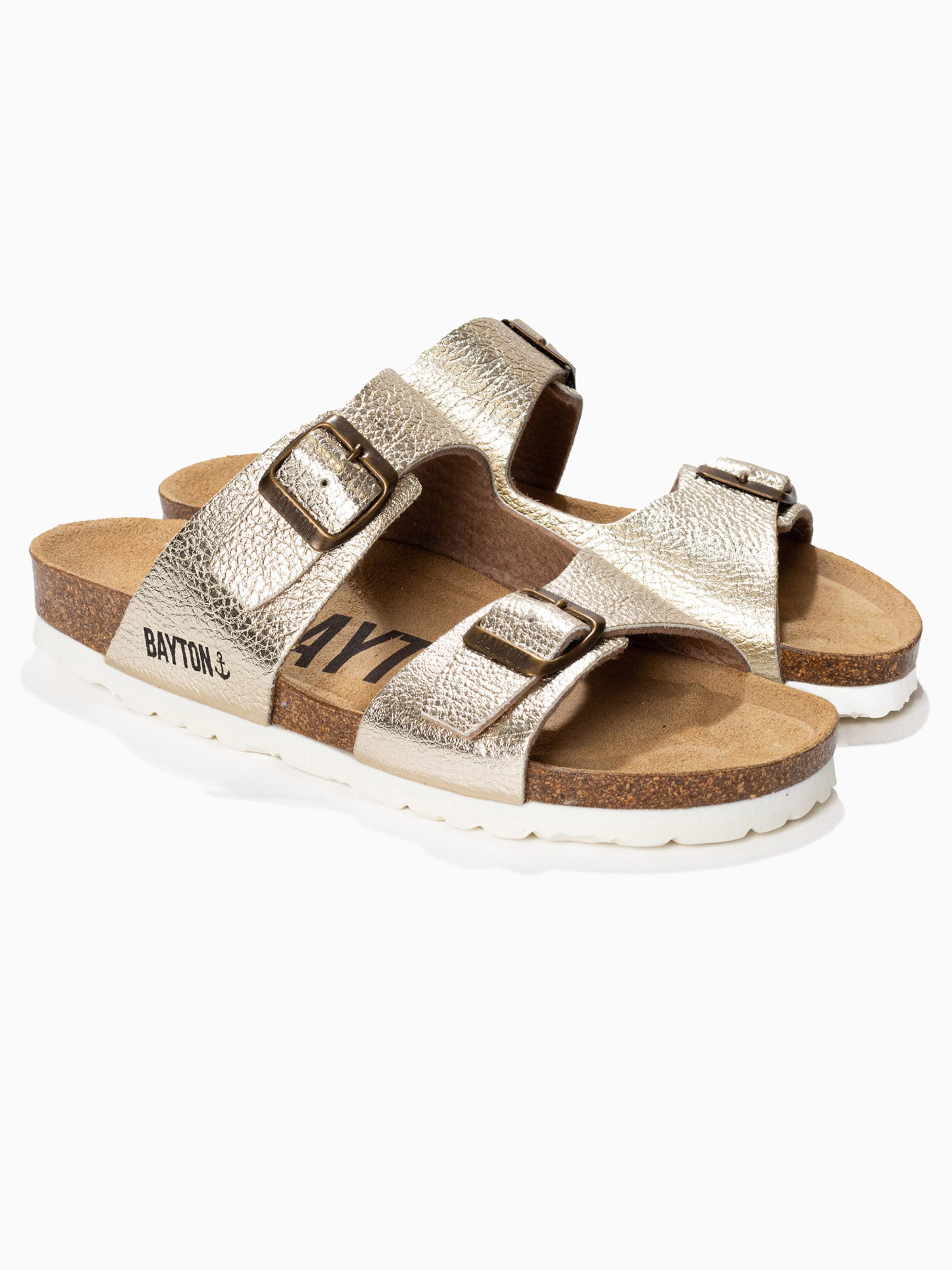 Bayton - Sapato aberto 'ILITHYE' em ouro