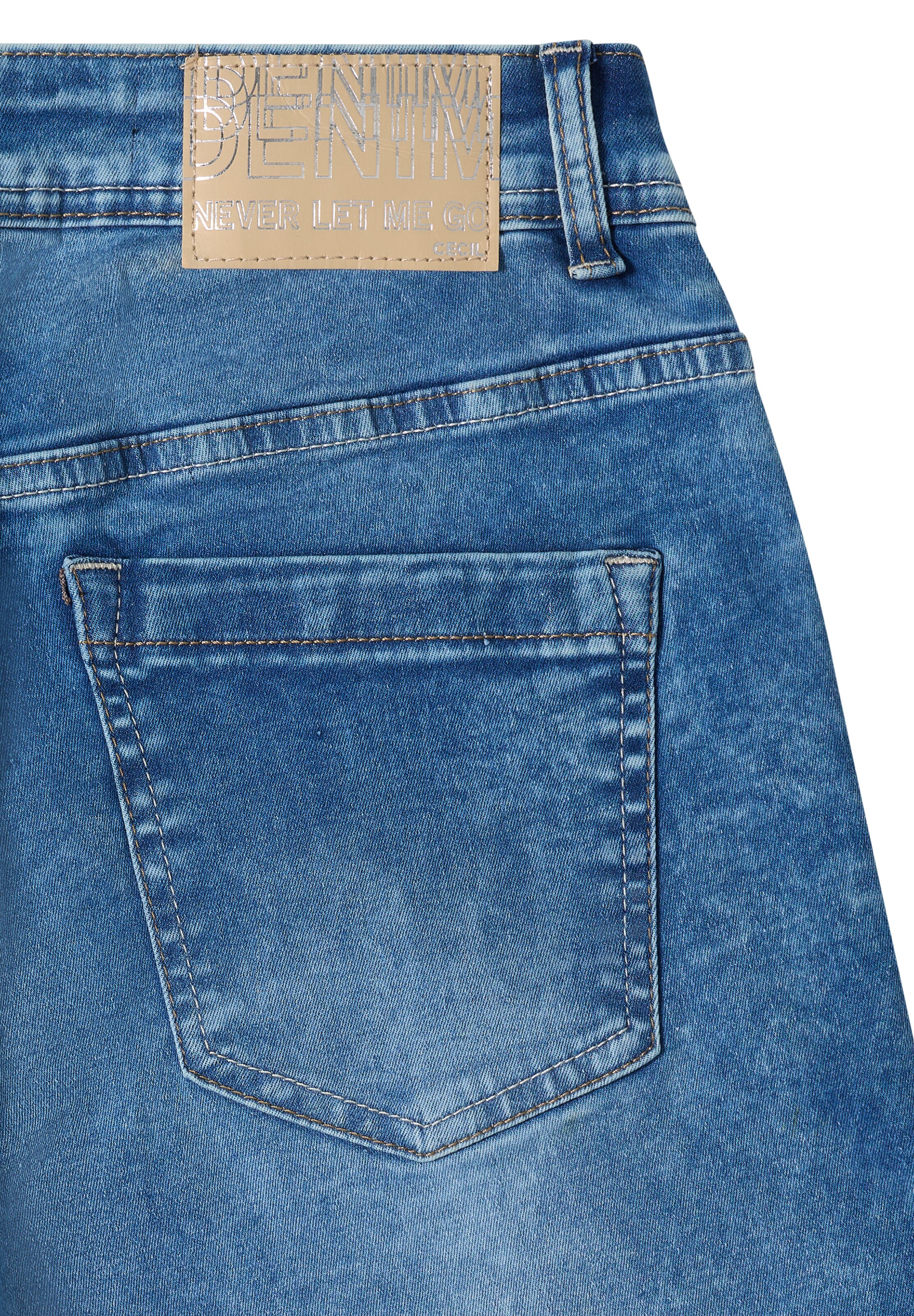 CECIL Bootcut Jeans in Blau