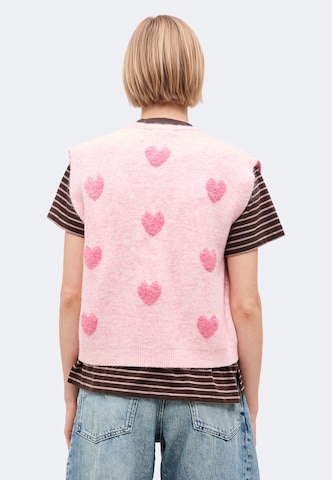 Hailys Pletená vesta 'Ve44da' – pink