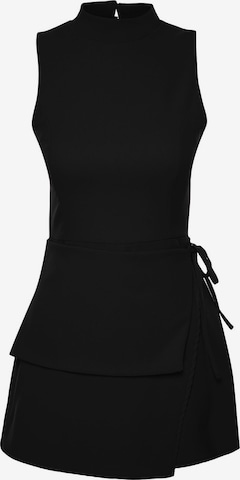 TrendyolKombinezon - crna boja: prednji dio