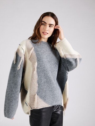 Pull-over TOPSHOP en gris : devant