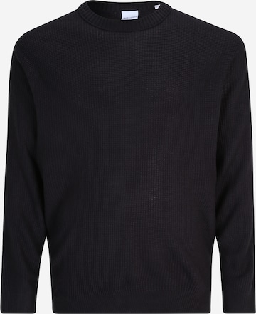 Jack & Jones Plus Sweter 'KYLE' w kolorze niebieski: przód