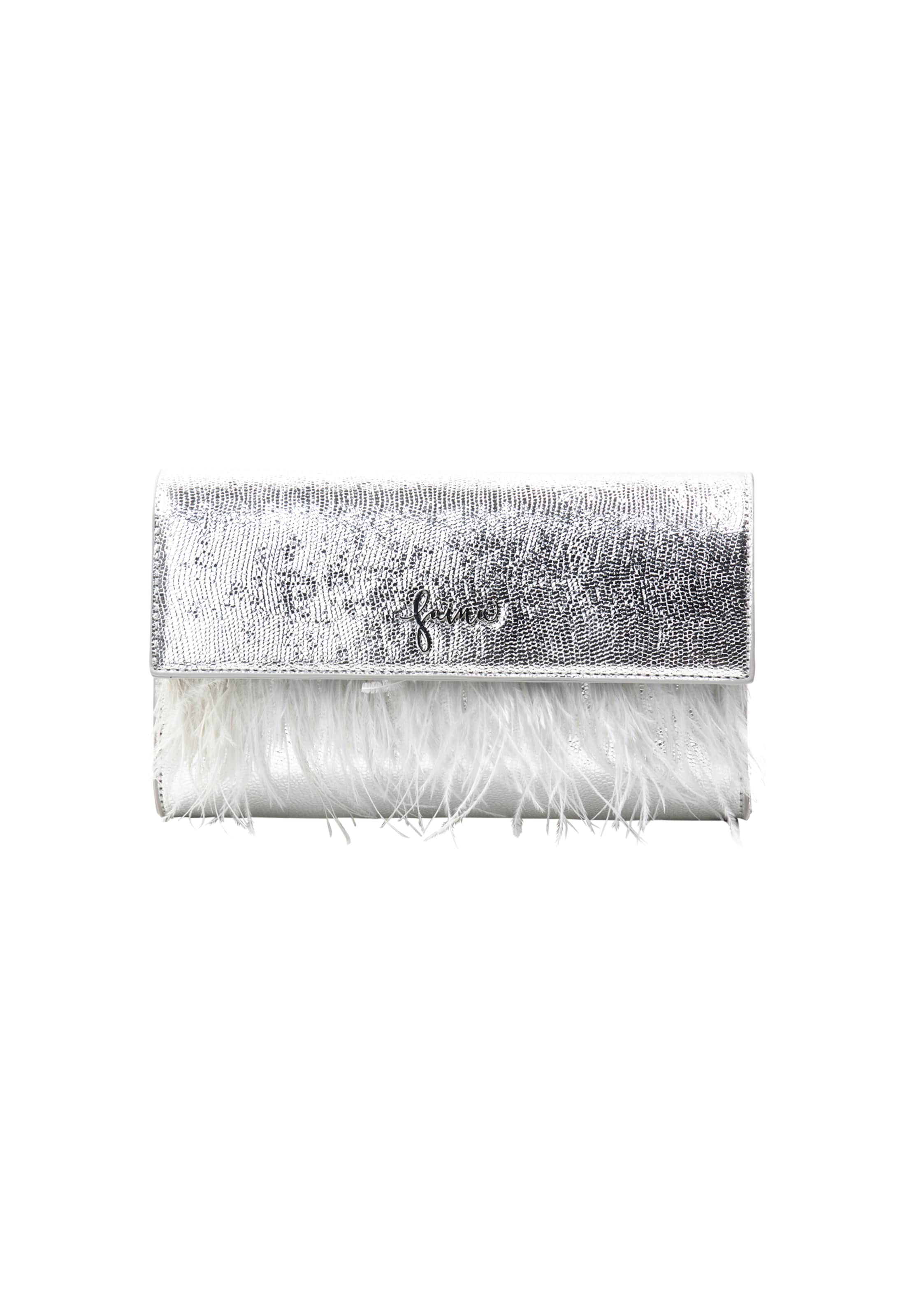 faina Bolso de noche en One Size en plata, Vista del producto