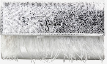 faina Clutch in Silber: predná strana