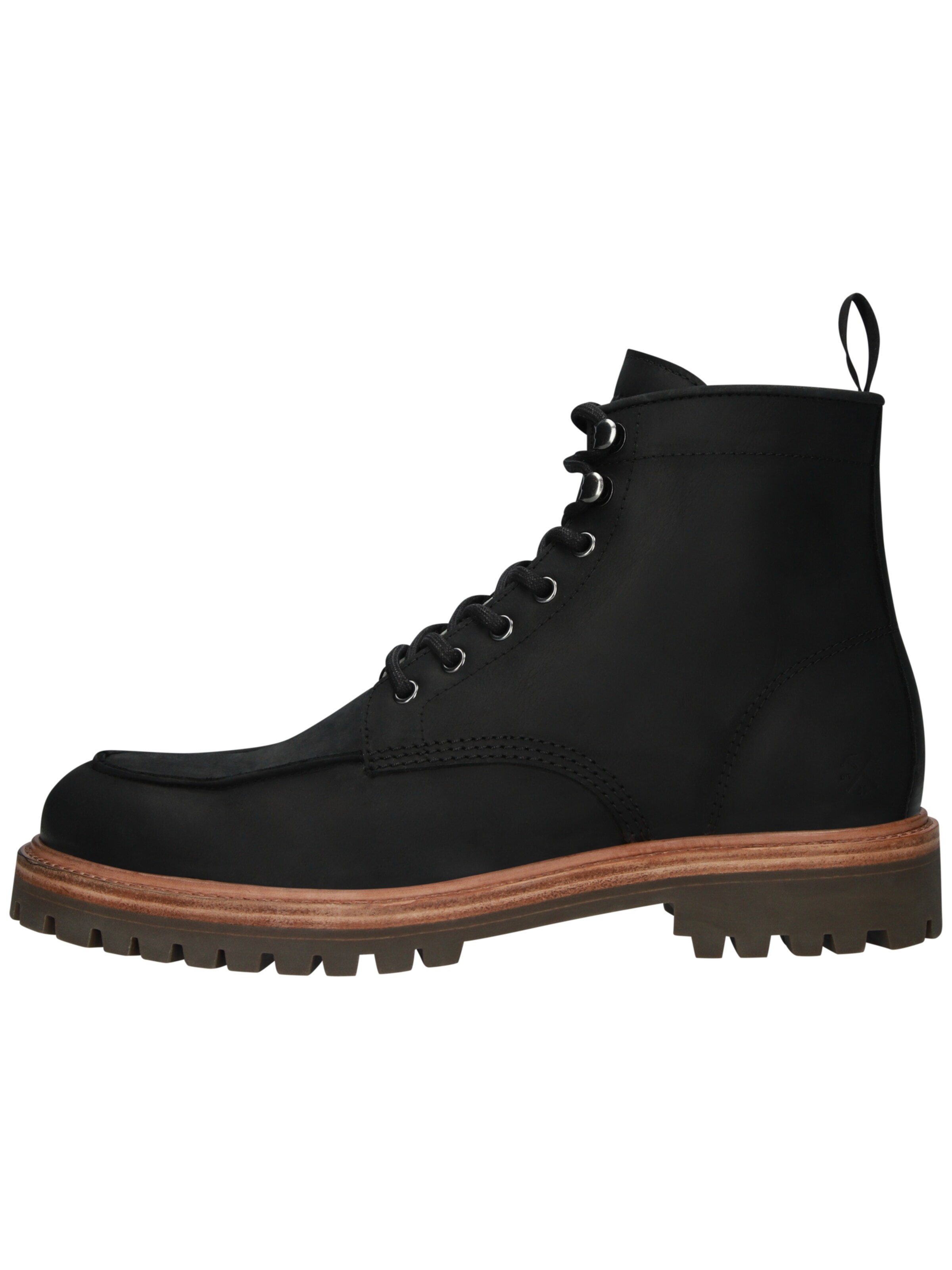 BLACKSTONE Lace-Up Boots 'Gasttown Redford EG569' in Black: front