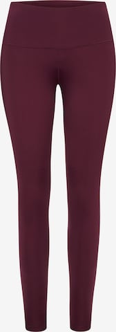 Leggings 'Always Dressed' Hey Honey en rouge : devant