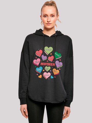 F4NT4STIC Sweatshirt in Schwarz: Vorderseite