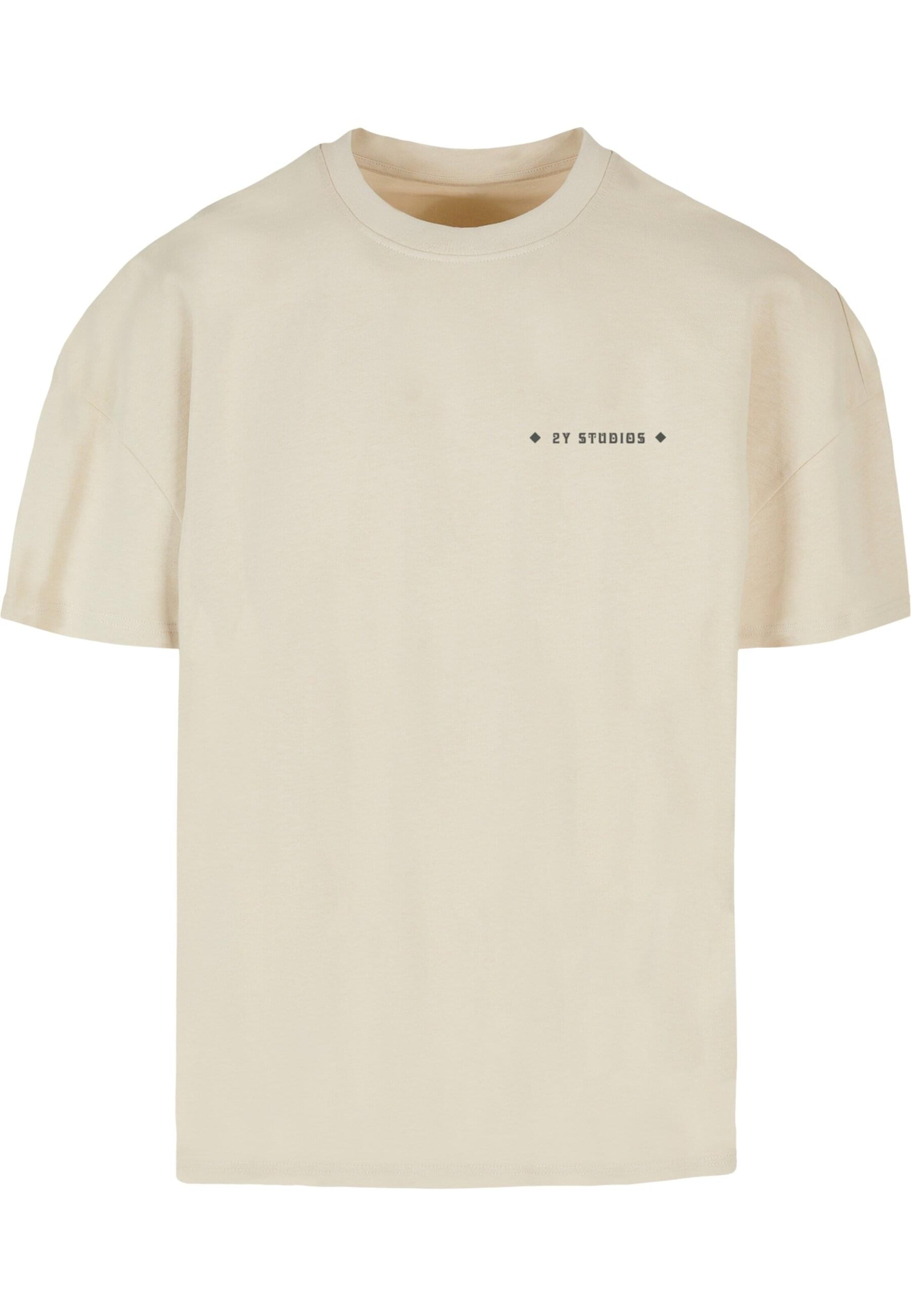 2Y Studios Shirt 'Money Never Lies' in Beige: front