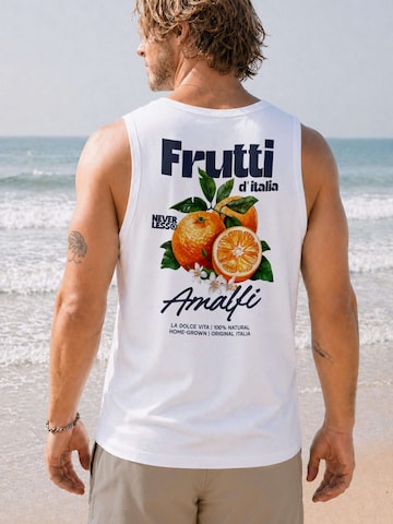 Neverless Shirt 'Frutti di italia'‌‌‌‌‌‌ in Weiß