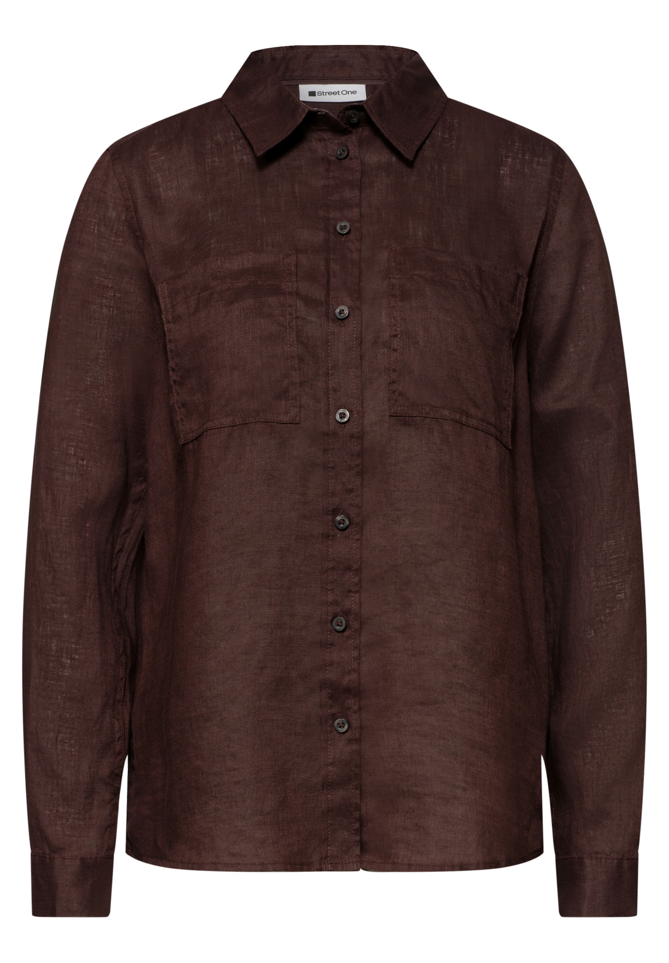 STREET ONE Blouse in Brown: front