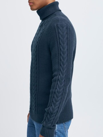 BLEND Rollkragenpullover 'BHBASIM' in Blau