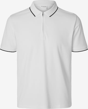 SELECTED Μπλουζάκι 'SLHFave' σε λευκό: μπροστά