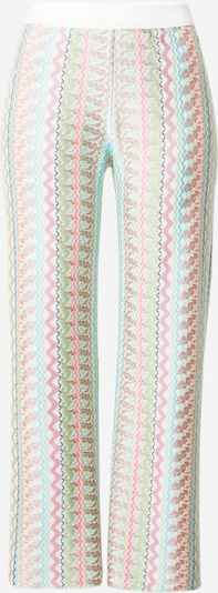 Pantaloni Marc Cain di colore blu chiaro / mela / rosa chiaro / bianco, Visualizzazione prodotti