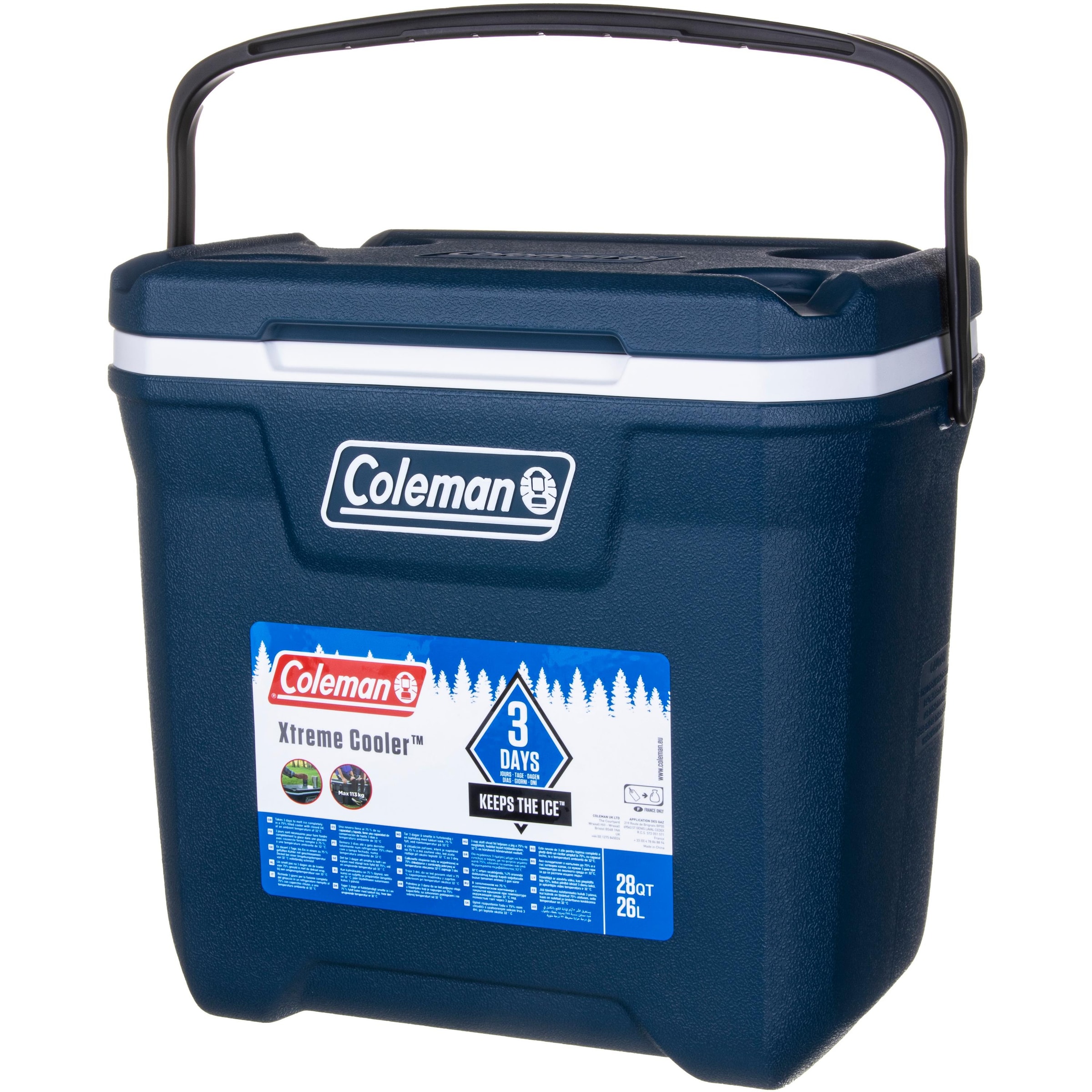 COLEMAN Household helper 'Xtreme 28QT' in Blue: front