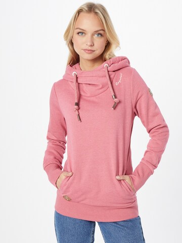 Ragwear Sweatshirt 'Gripy Bold' in Roze: voorkant