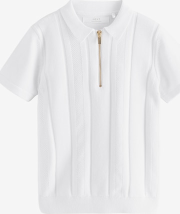 balta Next Megztinis: priekis