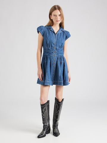 Robe-chemise Free People en bleu