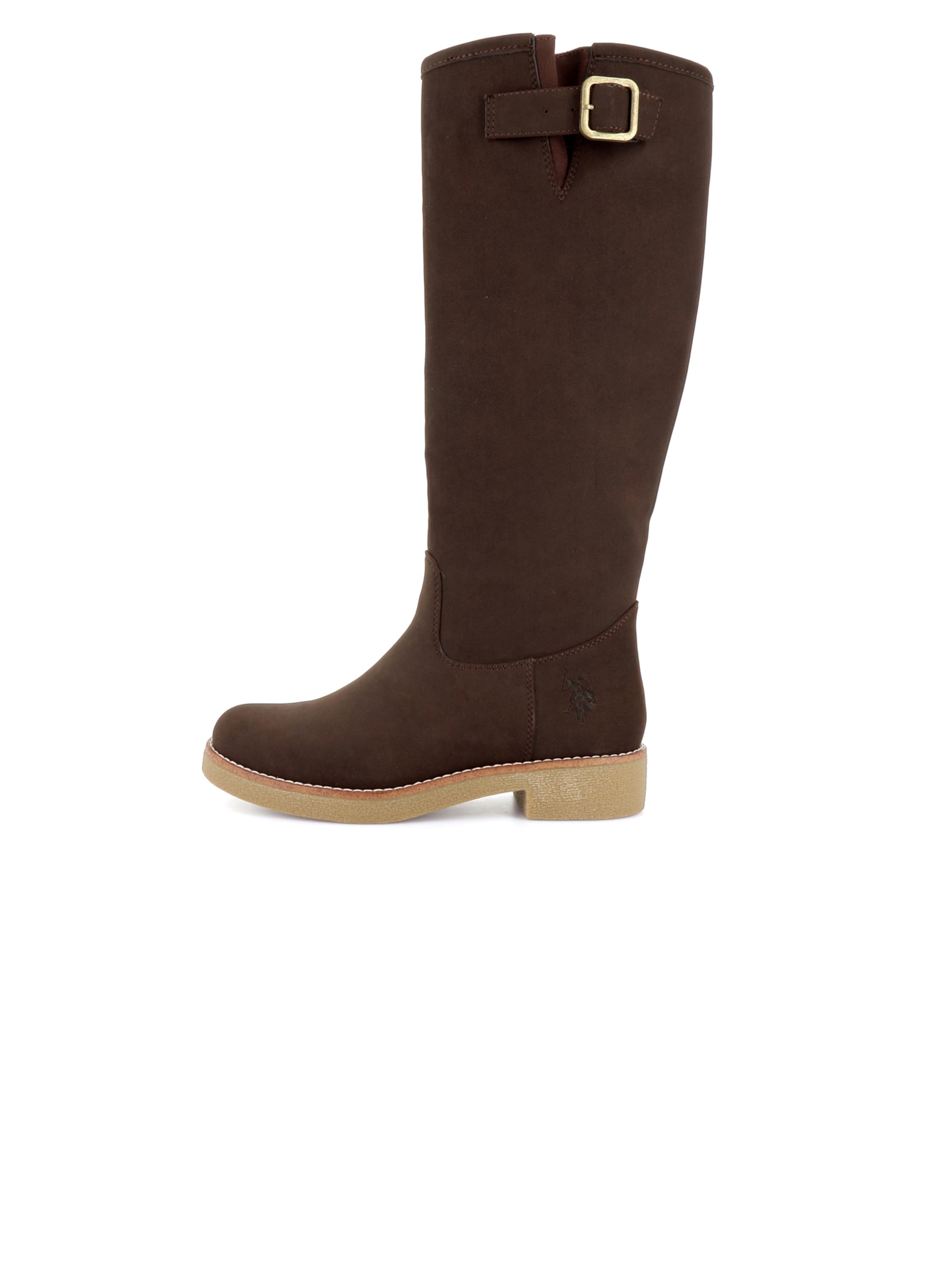Bottes 'Maggie' US POLO ASSN. en marron : devant