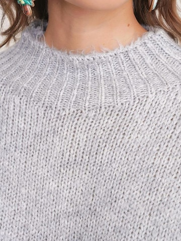 MixRay Sweter 'Pullover' w kolorze szary