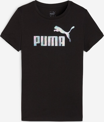 PUMA - Camiseta en negro: frente