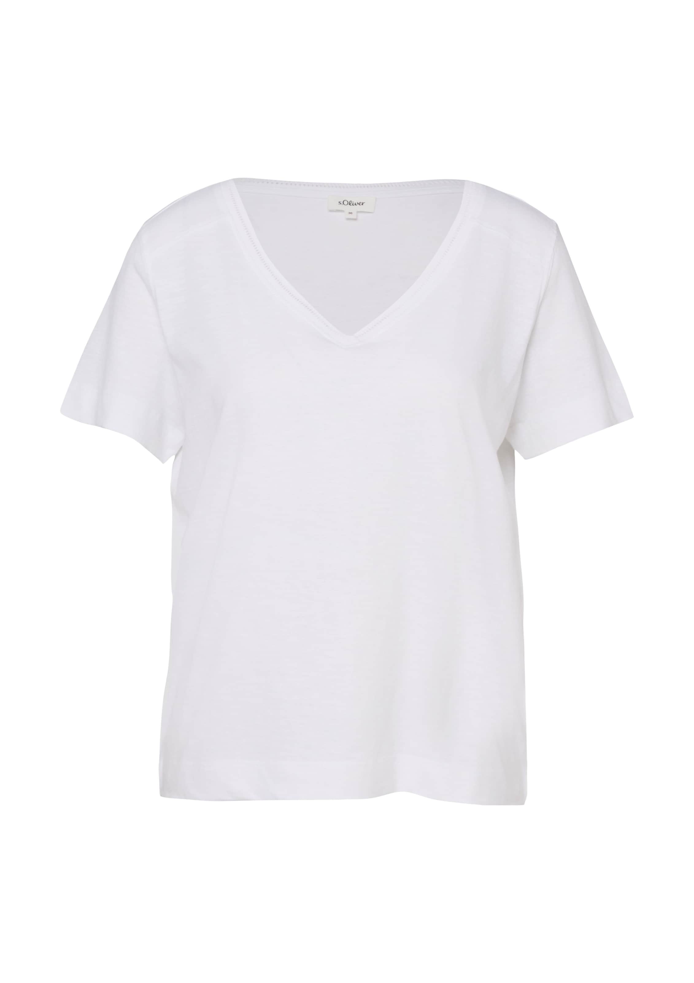 s.Oliver Shirt in White: front