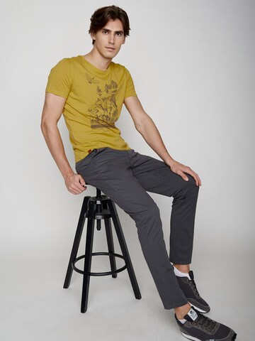 GREENBOMB Shirt 'Nature Sea Dragon' in Geel