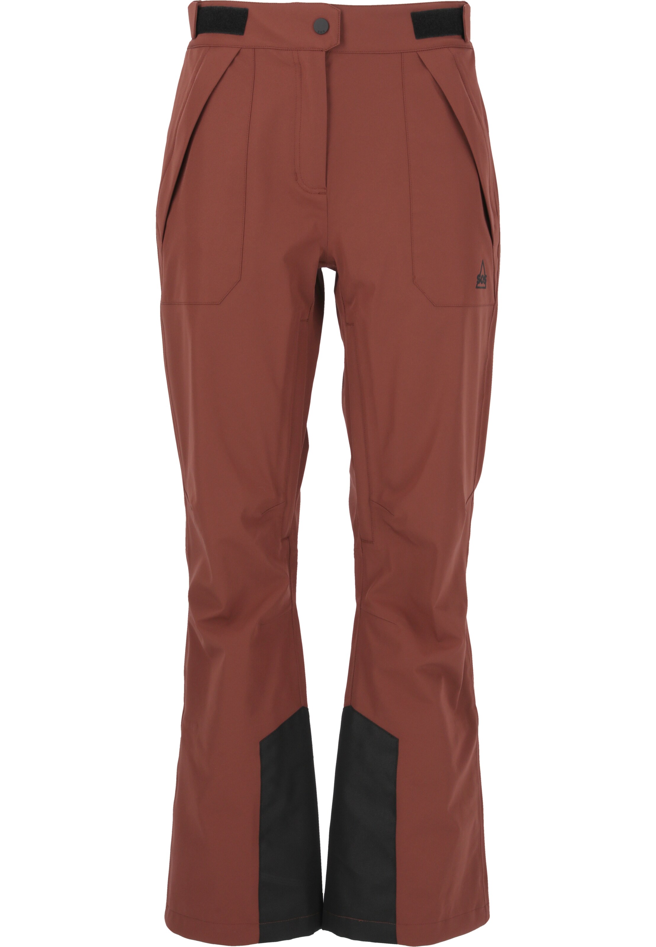 SOS Regular Weatherproof pants 'Alta' in Red: front