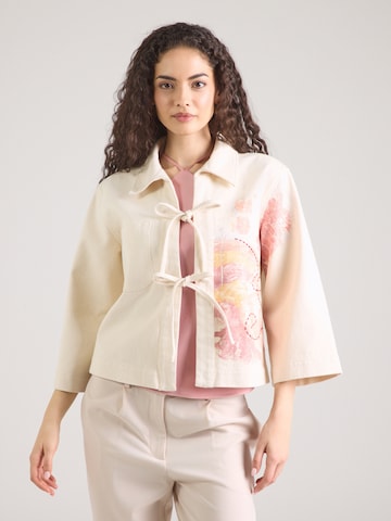 Geacă de primăvară-toamnă 'MMLulo Rinna' de la MOS MOSH pe bej: față