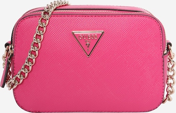 GUESS Skuldertaske 'Noelle' i pink: forside