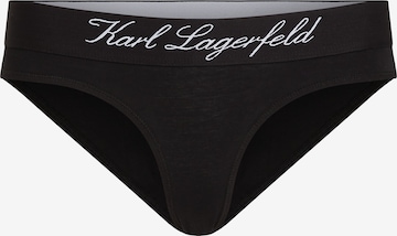 Karl Lagerfeld - Cueca 'Hotel' em preto: frente