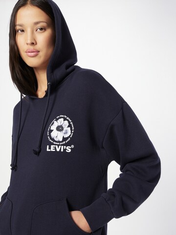 LEVI'S ® Sweatshirt 'Graphic Lone Star Hoodie' in Blau