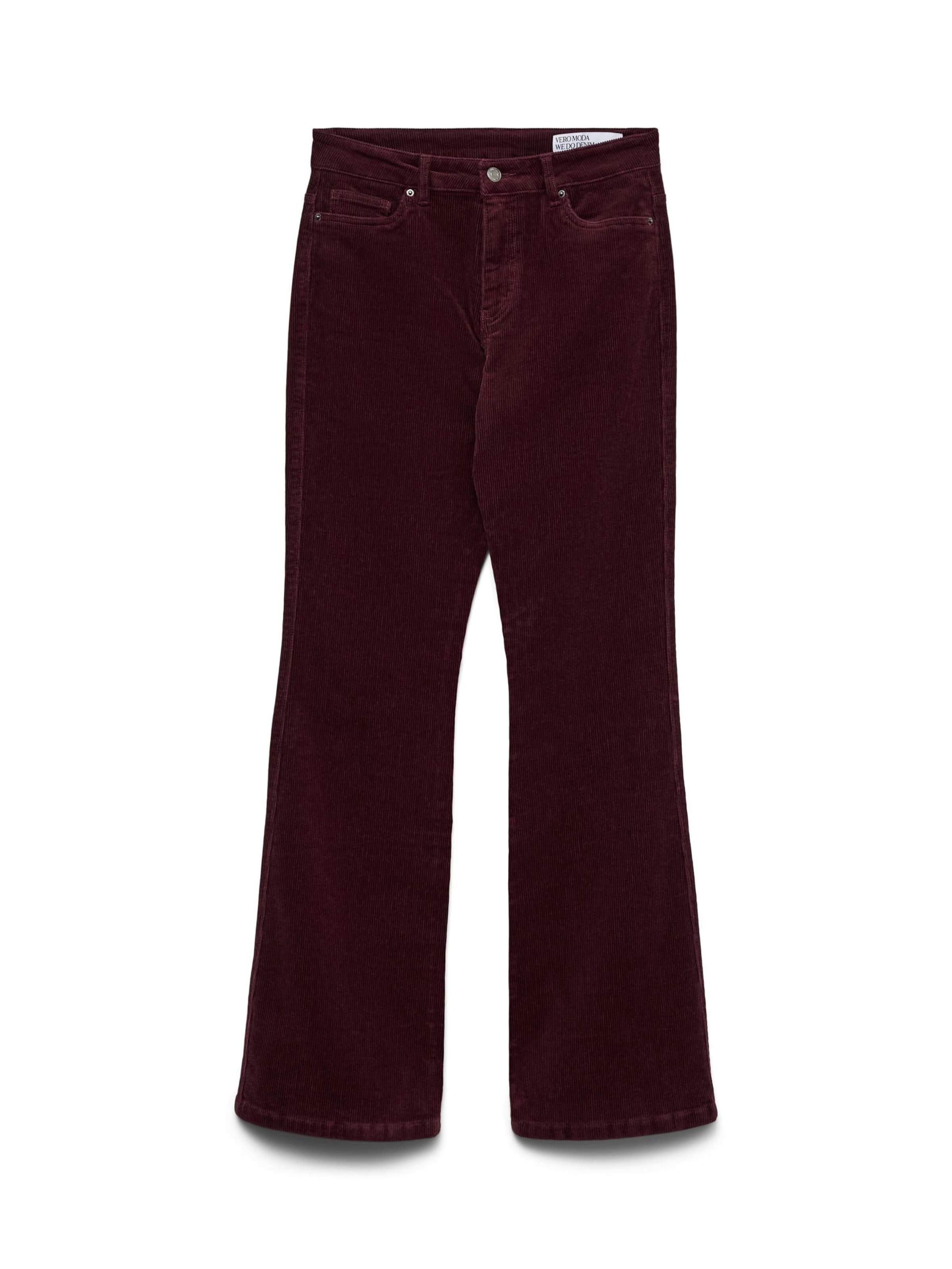 Pantalon 'VMSiga' VERO MODA en rouge : devant