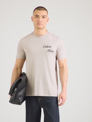 Calvin Klein Jeans Μπλουζάκι '30s' σε μπεζ
