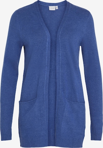 VILA Gebreid vest in Blauw: voorkant