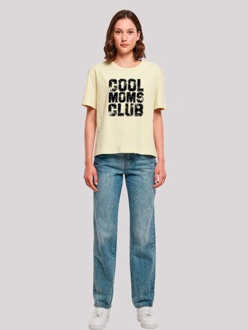 F4NT4STIC T-Shirt 'Mothers Day Modern Love Statement Trendy Slogan' in Gelb
