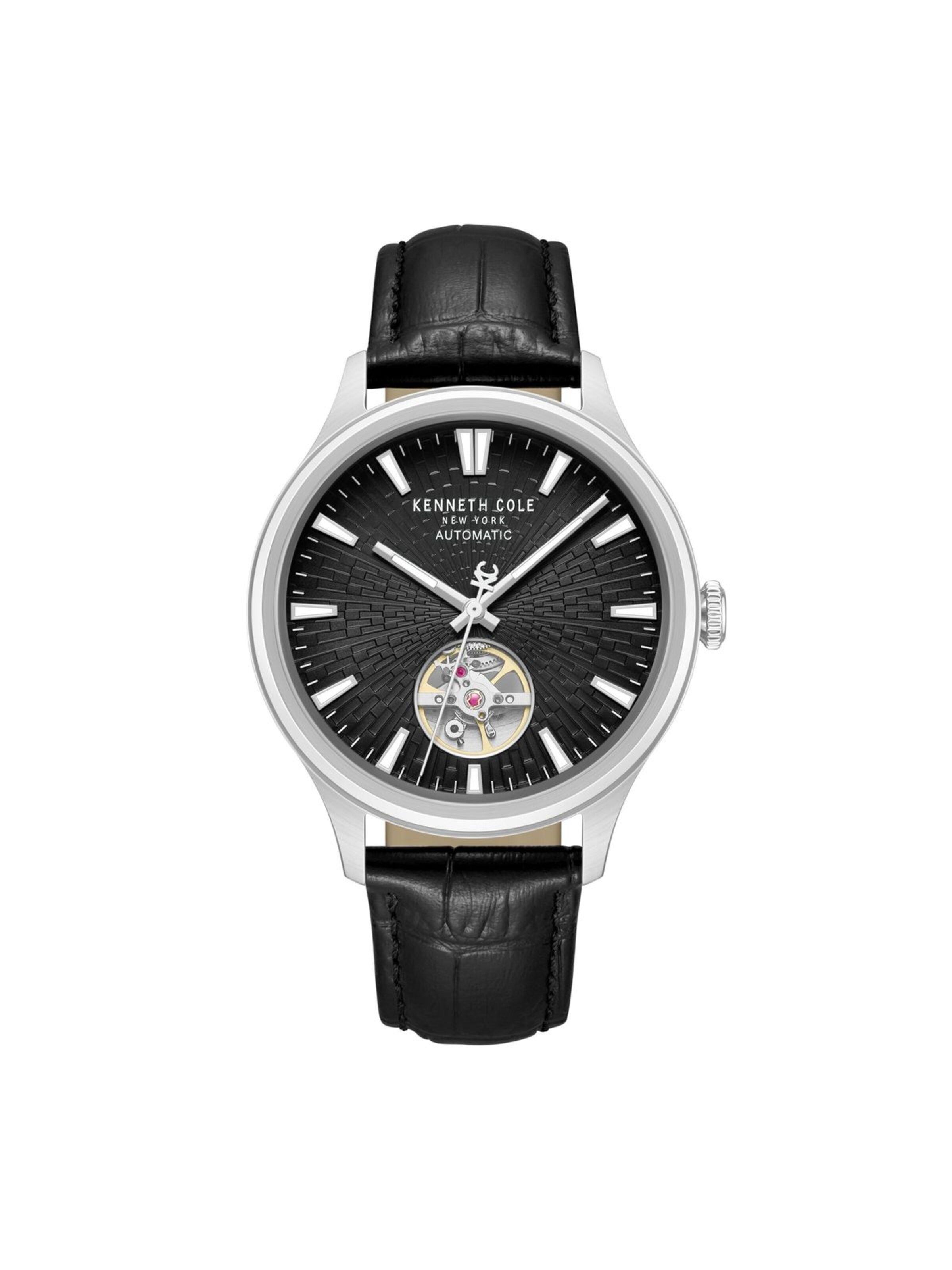 Kenneth Cole Analoog horloge in Zwart: voorkant