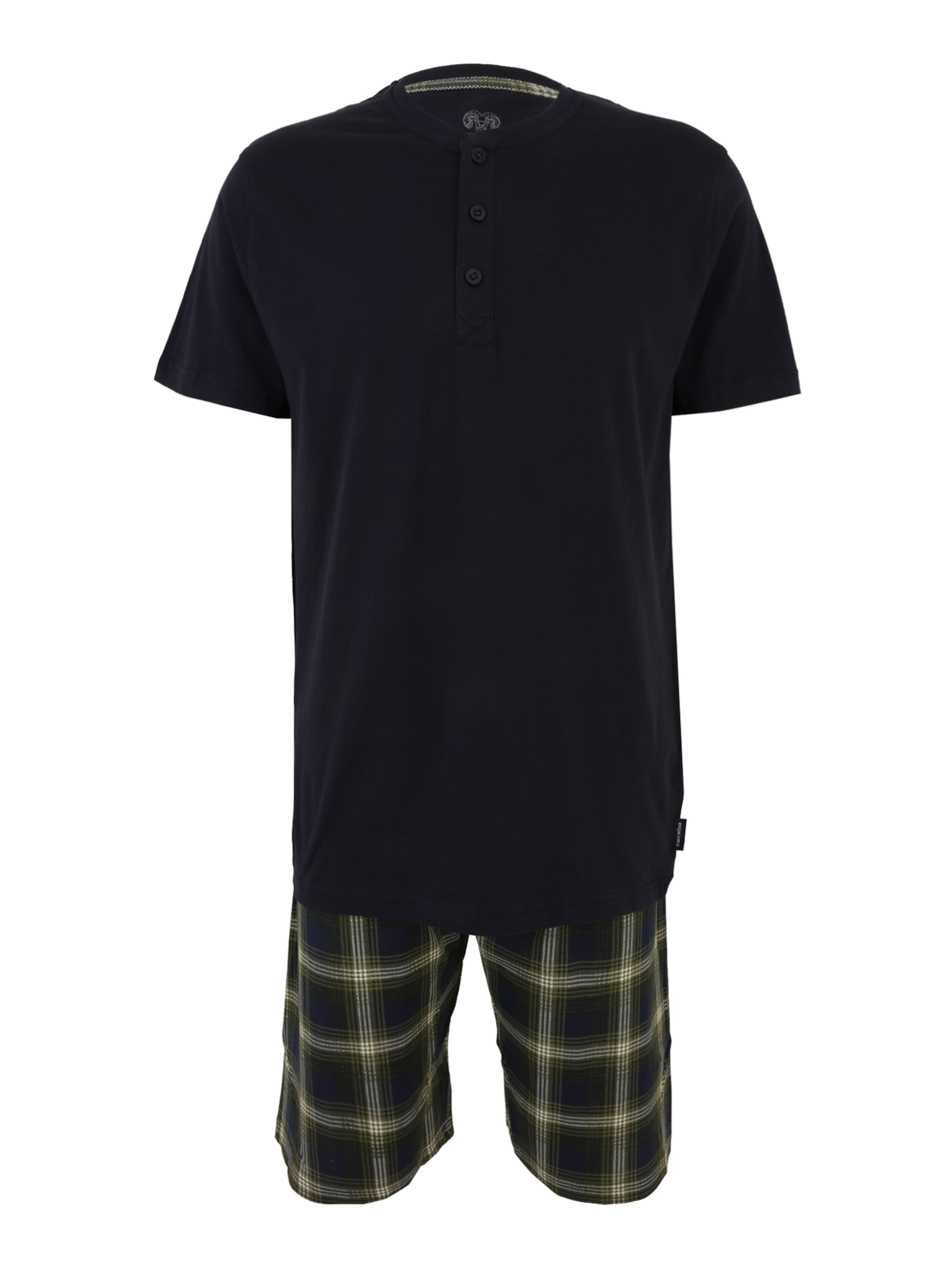 Pyjama court CECEBA en vert : devant