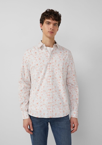 s.Oliver Slim Fit Hemd in Rot: Vorderseite