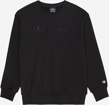 Champion Authentic Athletic Apparel Sweatshirt in Black: front