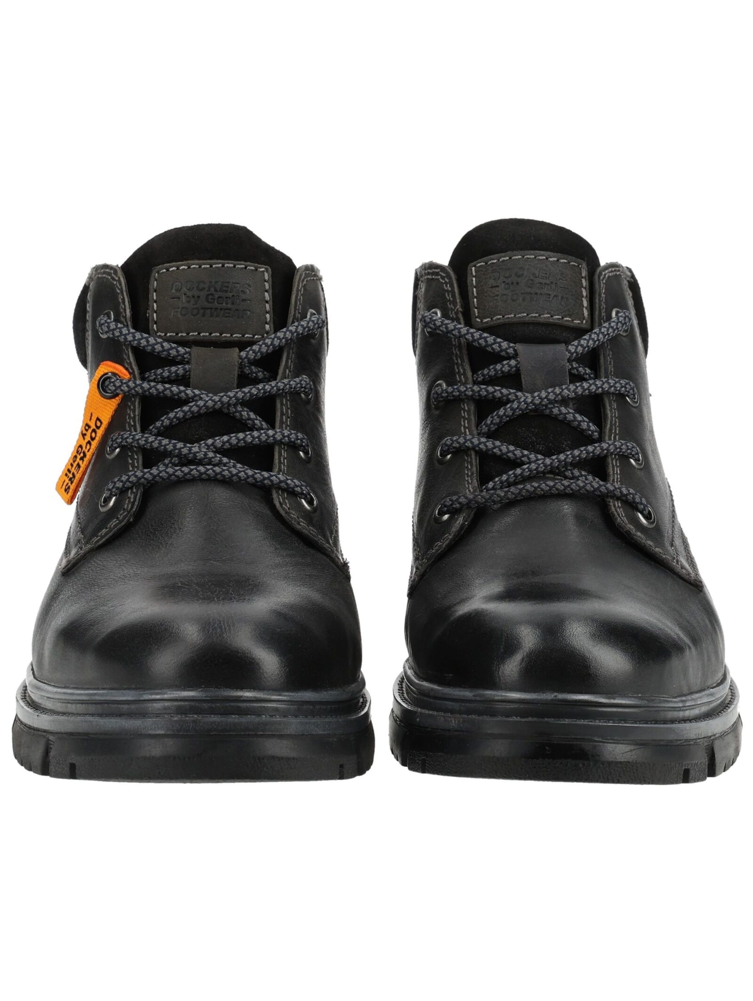 Boots stringati di Dockers by Gerli in nero