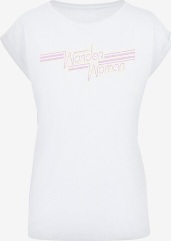 T-shirt 'Wonder Woman' F4NT4STIC en blanc : devant