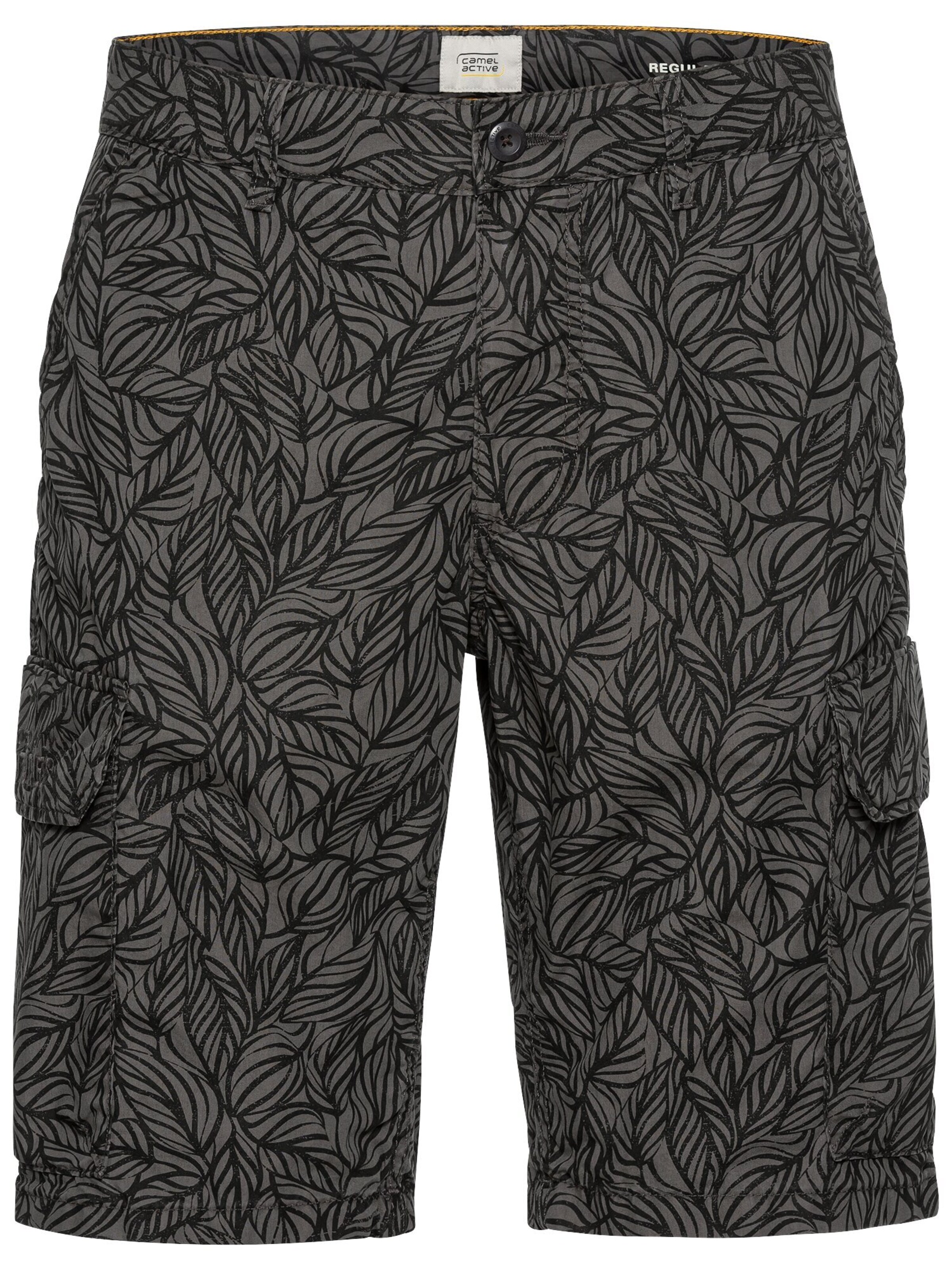 CAMEL ACTIVE Regular Cargo Pants in Grey: front