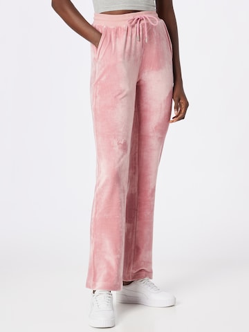 Von Dutch Originals Loose fit Pants 'Elya' in Pink: front