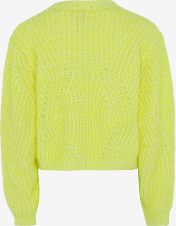 Pull-over IZIA en jaune