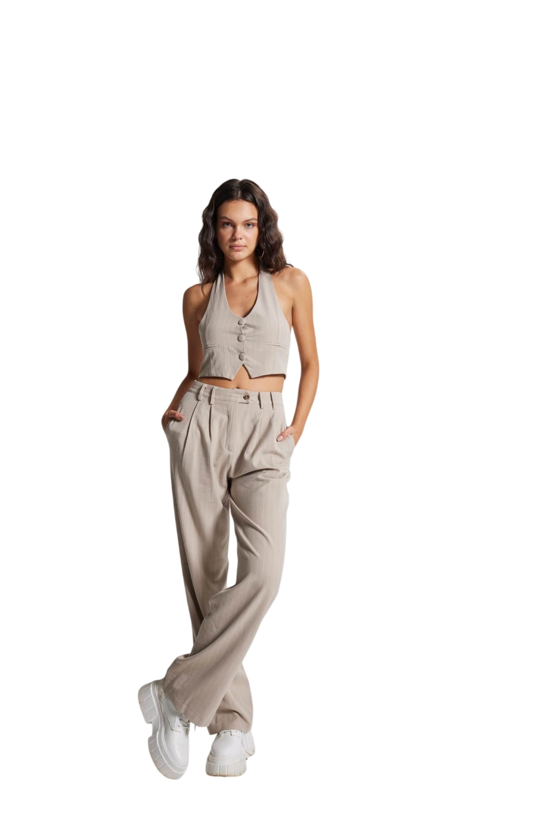 HOLLY LOLLY Gilet in Beige